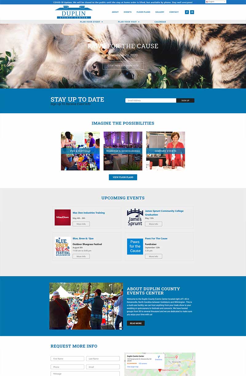 Duplin County Events Center 57 Marketing